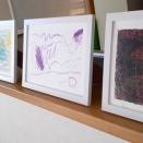 美術の時間＠子どもクラス　臨床美術の五感のアナログ画2/21「音楽を描く」