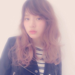 石原さとみ さん風 ミディアム ロング ヘア  シースルーバング