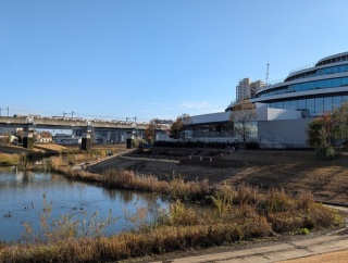 「柏の葉アクアテラス」の改修工事の状況（2025年11月29日）