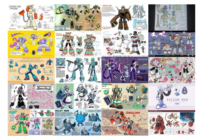 ロックマン: デュアル オーバーライド、ボスデザインコンテストの候補20作品が発表