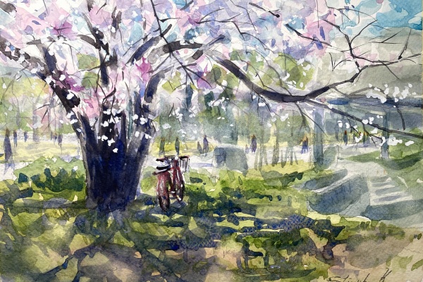 水彩的生活KUROKAWAの透明水彩画