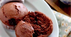 卵不使用！しっとりふわふわ 米粉のチョコレート蒸しパン