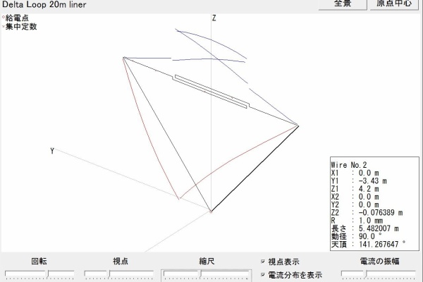 1λループアンテナ　18MHz　デルタループアンテナ デルタループアンテナ21⇒18MHzマッチング – 電波Surfer