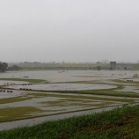 『台風襲来。グラウンドは…』の画像