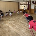 ひよこ保育園で熊倉選手大人気　＠ N田
