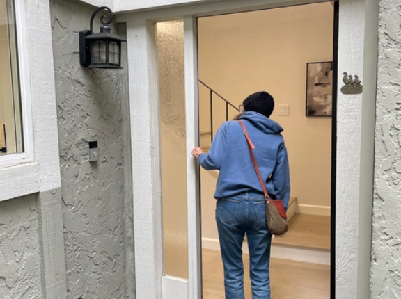 娘と家を見に行く