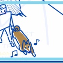 わんちゃんとの散歩への憧れ