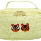 あつまれ どうぶつの森 180度ガバッと開く葉っぱ柄キルティング大容量ポーチBOOK