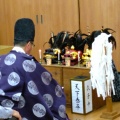 温泉神社・小河神社の例大祭に向けて獅子舞練習