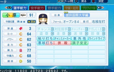 『小原　鞠莉　パワプロ2020版』の画像