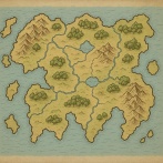 俺「へいchatgpt、架空の世界地図を作成して」chatgpt「ほい」