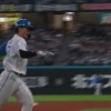 水野達稀 同点の３号ソロ「金村に『たまには打て』といわれていたので打つことができてよかった」