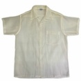 CRESCENDO by True Loom Waffle Nylon See Through S/S Shirt Size M