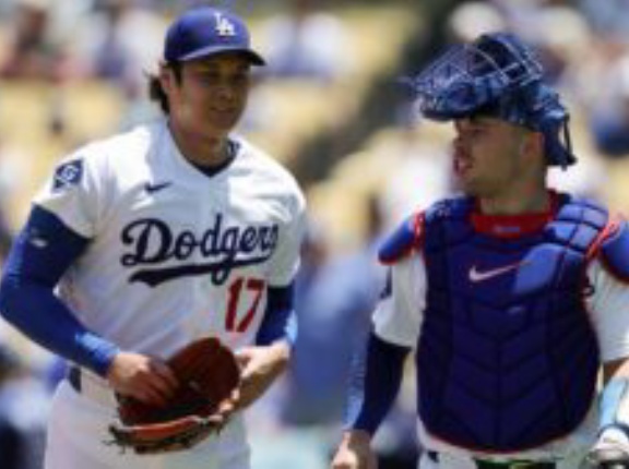 大谷とラッシング和解ならず、今後はロビンソンを捕手として起用か
