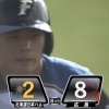 【練習試合vs広島】日ハム、8回に野村のタイムリーツーベースで1点を返す！
