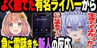 【VTuber】神白ななせ、ほんひまから急に電話がかかってくる