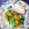 ルッコラのサンドイッチが美味しい