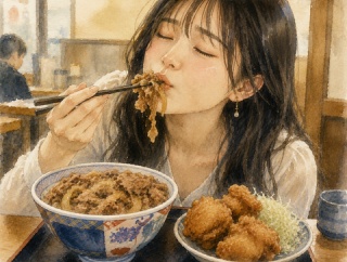 吉野家の唐揚げは美味い。吉野家はから揚げ定食を食べに行くところ
