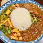 そしてたまには咖喱飯。