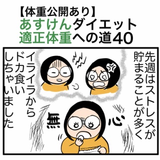 30kgやせて適正体重になるまで絵日記