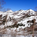 残雪の火打山