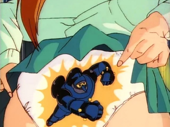 【画像あり】超電導ロボ 鉄人28号FXの双葉さん、初代鉄人28号がプリントされた強烈な下着を堂々と見せつけてしまうｗｗｗｗ