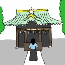 姉と一緒に三島1泊旅行③三島大社で鹿と鯉に大はしゃぎ