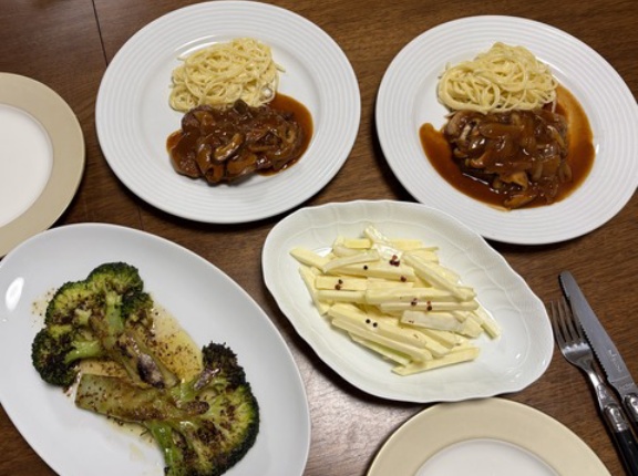 クリスマスの様なメニュー