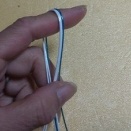 水引でブローチ