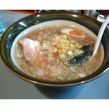 『銀座 大島ラーメン「ラーメン餃子セット」950円 +味噌50Up』の画像