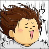 絵日記　こんなに密着したの何年ぶり？