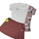 admiral　プリーツスコートくすみred