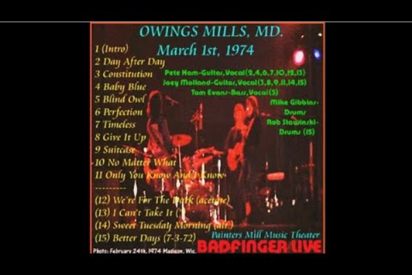 Badfinger covers - Bootleg