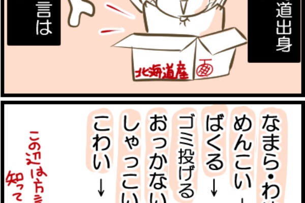 お母さんはマンガ家 方言