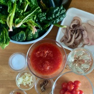 ちぢみほうれん草だからおいしい〜イカのインヅィミーノ