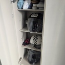 ヘルメットの収納