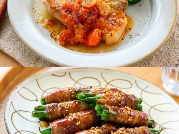 【サーモス連載】ポークソテーフレッシュトマトソース＆いんげんの肉巻き