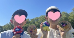 青空と万博と大阪と単身赴任パパと