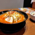 北海道らーめん 伝丸 -DENMARU-羽村店@羽村市<辛味噌ねぎらーめん＋ミニ豚丼セット>