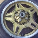 CB750F ホイール 塗装