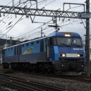 本日撮影　塩尻大門にてEH200-20号機がハンドル訓練を終えて　