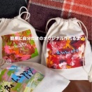 *Instagramのリールで40万回再生された布えのぐを使った100均巾着リメイク*