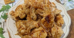 味つけ醤油だけ！鶏むね肉のバター焼き＆右手のその後