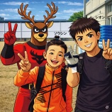 『公園でサッカー！』の画像