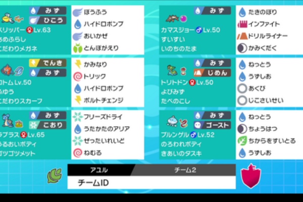 統一パのお話 水統一篇 マスターとゆるゆるゲームブログ