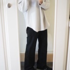 裏起毛なのにスッキリシルエット！美脚に見える楽ちんパンツ！《PR》