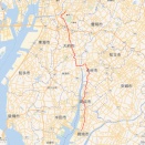 大浜街道のGPXトラックファイルを作成した