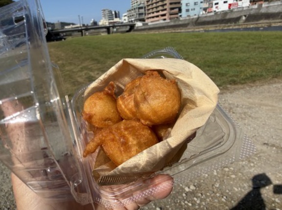 諫早・飯盛産の揚げじゃがも旨か！「じゃが丸こ」(イベント販売）