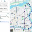 サクラ終盤の大川～淀川～天神橋筋商店街／約8ｋｍ