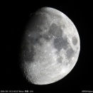 令和6(2024)年5月18日の天体観測 月の直焦点撮影